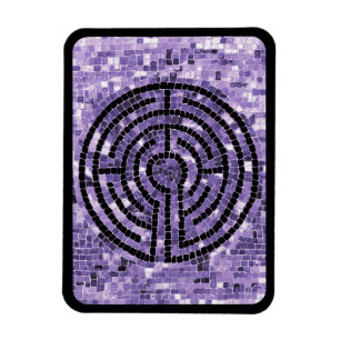 Magnet Flexible Aimant flexible 3x4 LABYRINTH VI - Noir