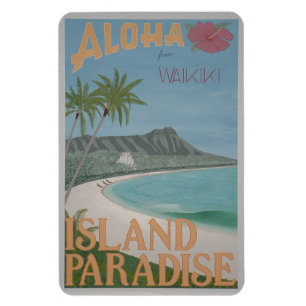 Magnet Flexible Aimant flexible ALOHA (4"x6")