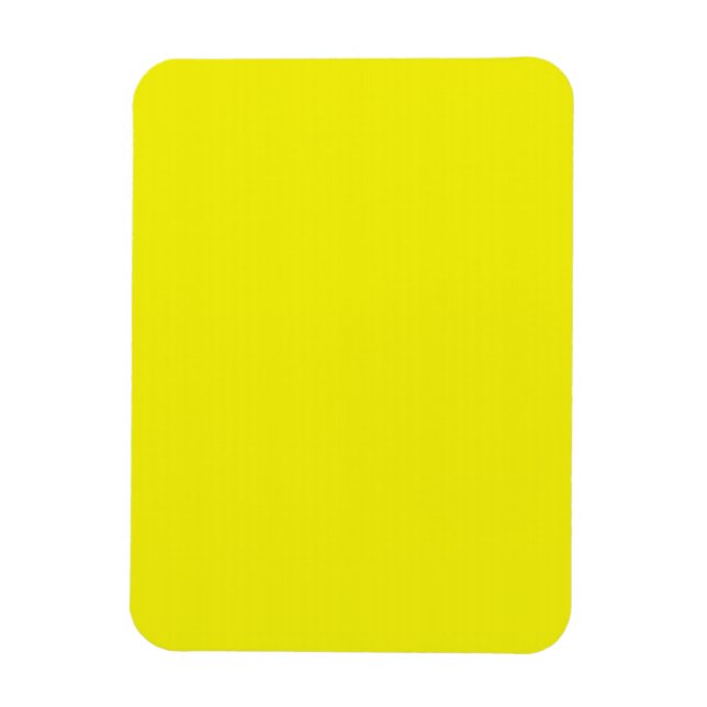 Magnet Flexible Aimant flexible avec Arrière - plan jaune vif (Vertical)