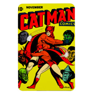 Magnet Flexible Aimant flexible CAT-MAN des années 1940