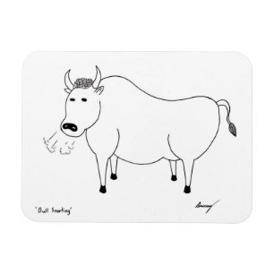 Magnet Flexible Aimant flexible d'art populaire Bull