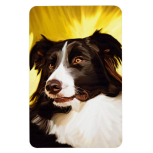 Magnet Flexible Aimant flexible de border collie