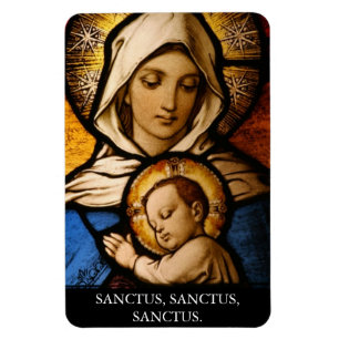 Magnet Flexible Aimant flexible de Jésus de Vierge et d'enfant