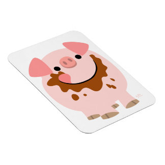 Magnet Flexible Aimant flexible de porc au chocolat doux