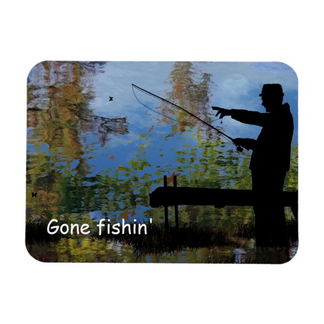 Magnet Flexible Aimant flexible de retraite de pêche pour homme âg (Horizontal)