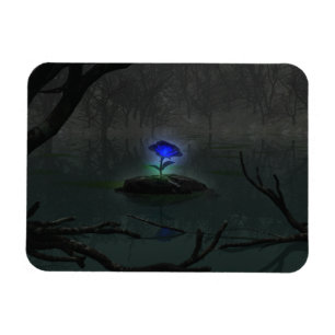 Magnet Flexible Aimant flexible de rose de bleu