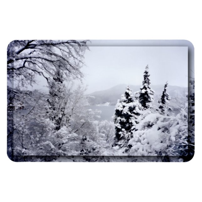 Magnet Flexible Aimant flexible du lac Nojiri (Horizontal)