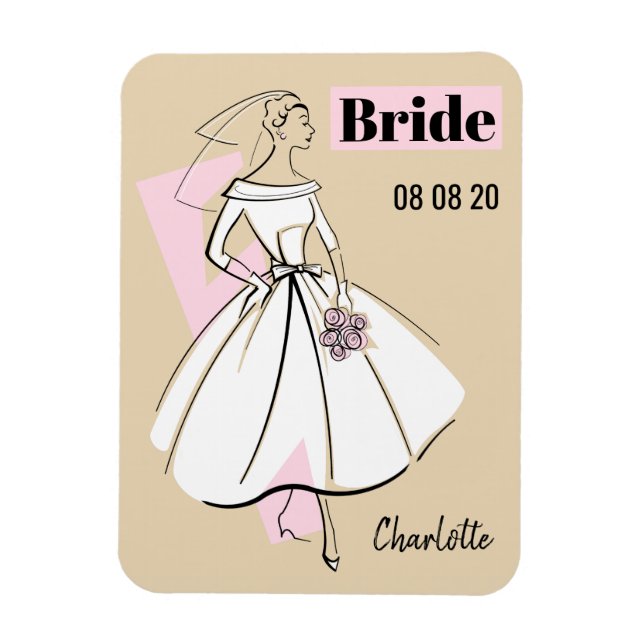Magnet Flexible Aimant flexible Fashion Bride Neutral Bride (Vertical)