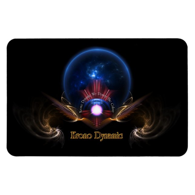 Magnet Flexible Aimant flexible Krono Dynamic Fractal Art (Horizontal)