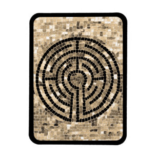 Magnet Flexible Aimant flexible LABYRINTH V 3x4 - Noir