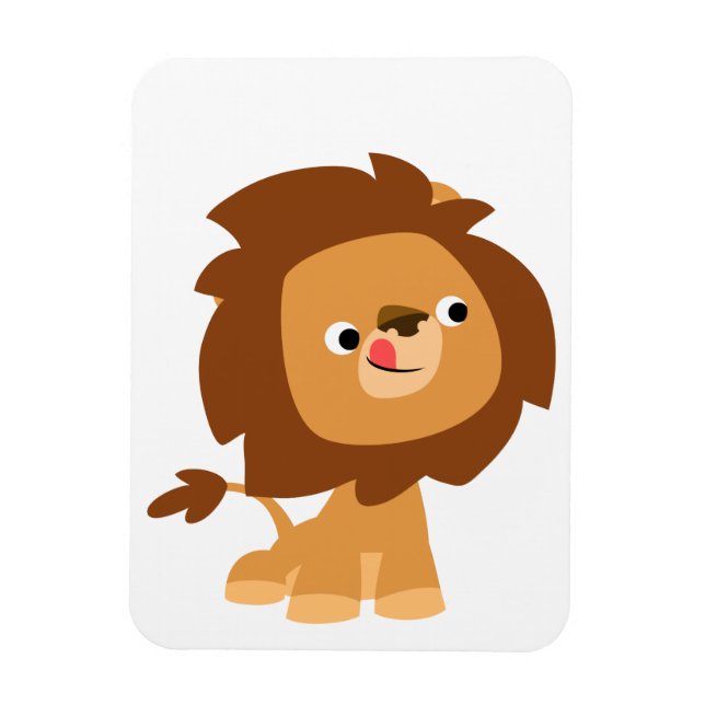 Magnet Flexible Aimant flexible Lion Cartoon Cute Greedy (Vertical)