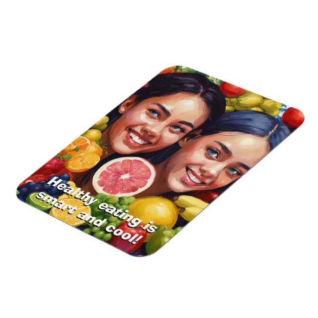 Magnet Flexible Aimant flexible pour manger sainement (Côté Gauche)