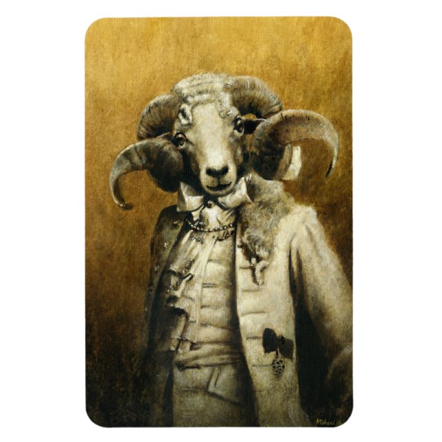 Magnet Flexible Aimant flexible Rococo Ram (Vertical)