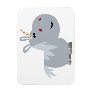 Magnet Flexible Aimant flexible Unicorne caricature inscrutable mo