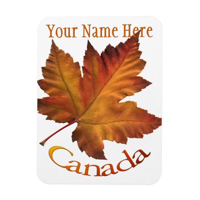 Magnet Flexible Aimant frigo Canada Automne Canada Aimant souvenir (Vertical)