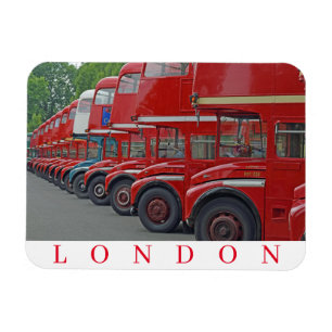 Magnet Flexible aimant frigo des bus rouges de Londres