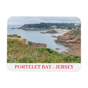 Magnet Flexible aimant frigo Jersey Portelet Bay