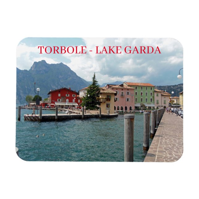 Magnet Flexible Aimant frigo Lake Garda Torbole (Horizontal)
