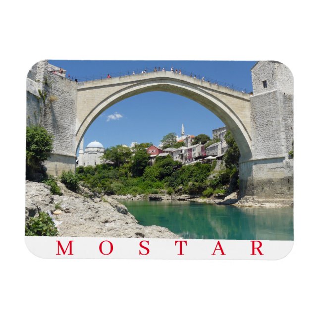 Magnet Flexible aimant frigo Mostar Old Bridge (Horizontal)