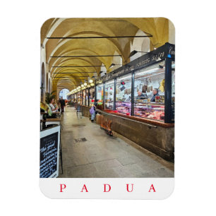 Magnet Flexible Aimant frigo Padoue couvert vue marché