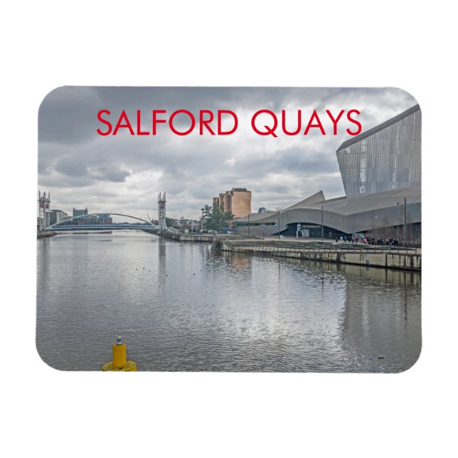 Magnet Flexible aimant frigo Salford Quays (Horizontal)