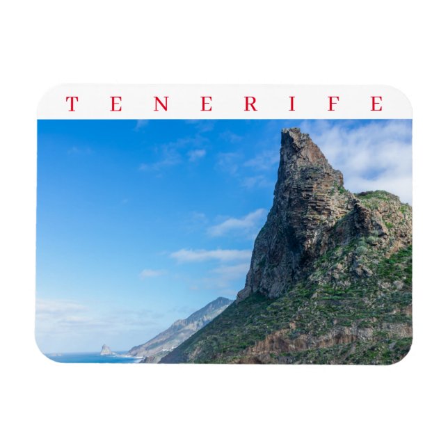 Magnet Flexible Aimant frigo Tenerife Anaga Mountains (Horizontal)