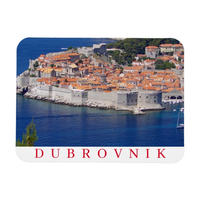 Magnet Flexible Aimant frigo vue Dubrovnik (Horizontal)