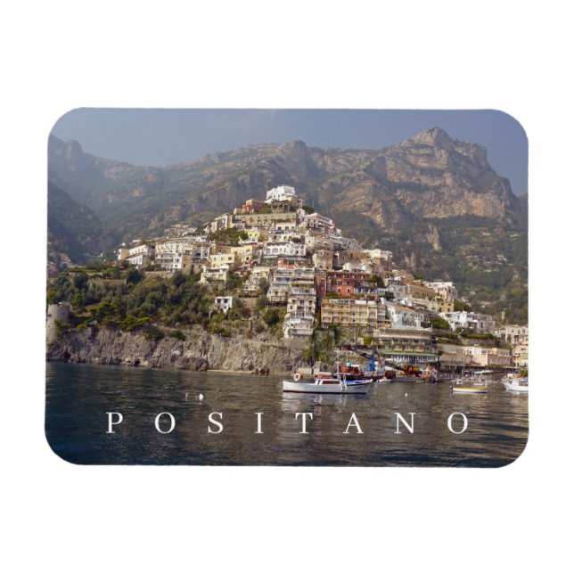 Magnet Flexible Aimant frigo vue panoramique Positano (Horizontal)