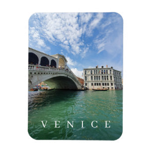Magnet Flexible Aimant frigo vue Pont du Rialto de Venise