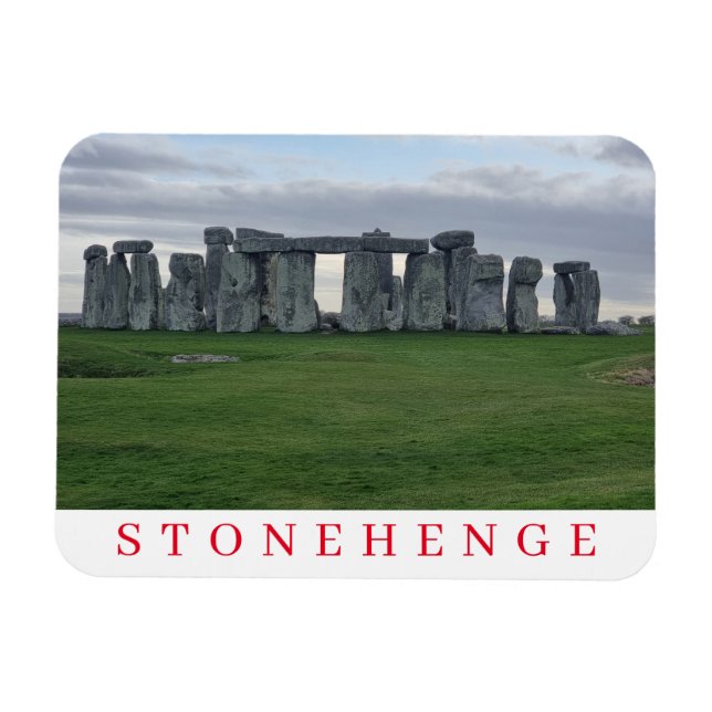 Magnet Flexible Aimant frigo vue Stonehenge (Horizontal)