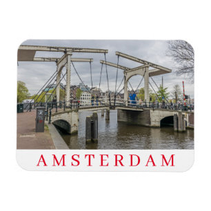 Magnet Flexible aimant frigo Walter Suskind Bridge d'Amsterdam