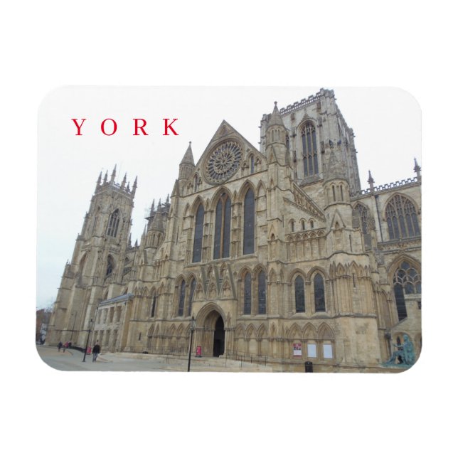 Magnet Flexible aimant frigo York Minster (Horizontal)