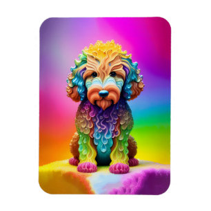 Magnet Flexible Aimant Goldendoodle Coloré