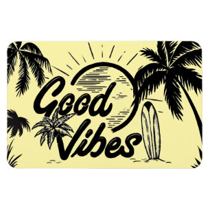 Magnet Flexible Aimant "Good Vibes"