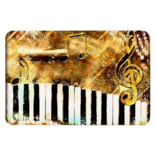 Magnet Flexible Aimant grunge musical