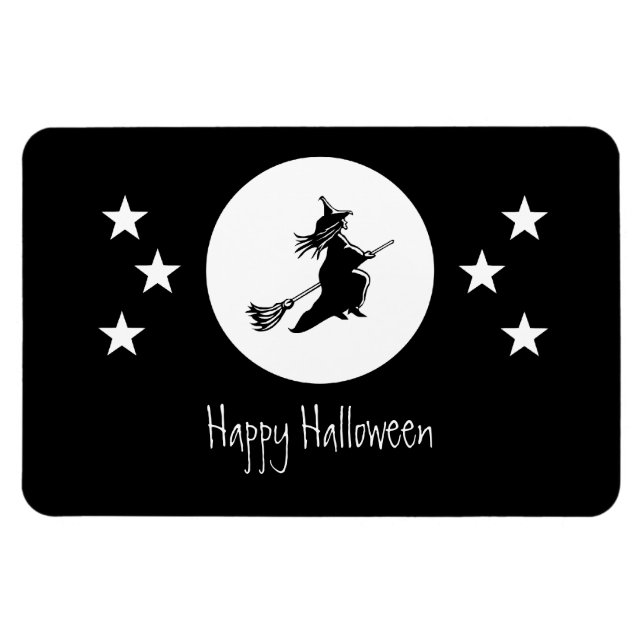 Magnet Flexible Aimant Halloween Flexi, Noir (Horizontal)