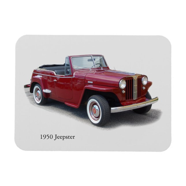Magnet Flexible Aimant Jeepster 1950 (Horizontal)