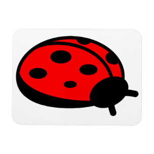 Magnet Flexible Aimant Lady Bug 3"x4"
