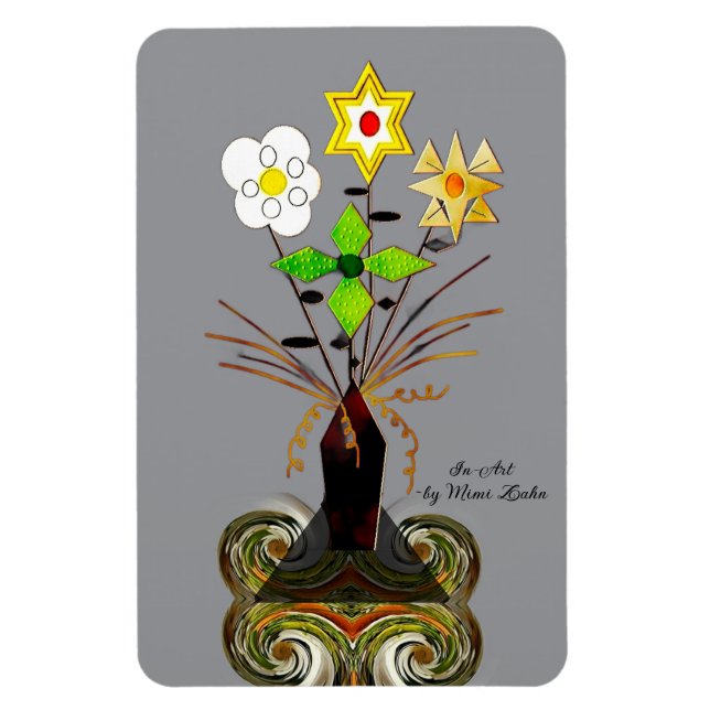 Magnet Flexible Aimant « Livraison de fleurs » (flexible 4 x 6) (Vertical)