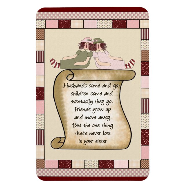 Magnet Flexible Aimant magnétique Prim Sisters (Vertical)