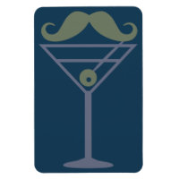 Aimant Martini Mustache