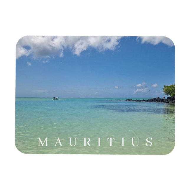 Magnet Flexible aimant mauricien vue mer et ciel (Horizontal)