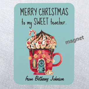 Magnet Flexible Aimant mignon pour enseignant doux Joyeux Noël