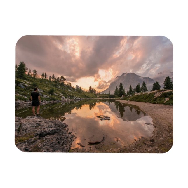 Magnet Flexible Aimant Mountain Pond (Horizontal)