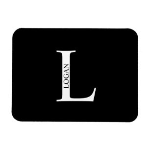 Magnet Flexible Aimant personnalisé avec monogramme et nom