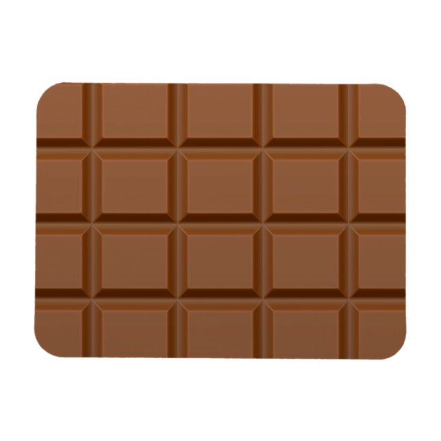 Magnet Flexible Aimant personnalisé "Chocolate Bar" (Horizontal)
