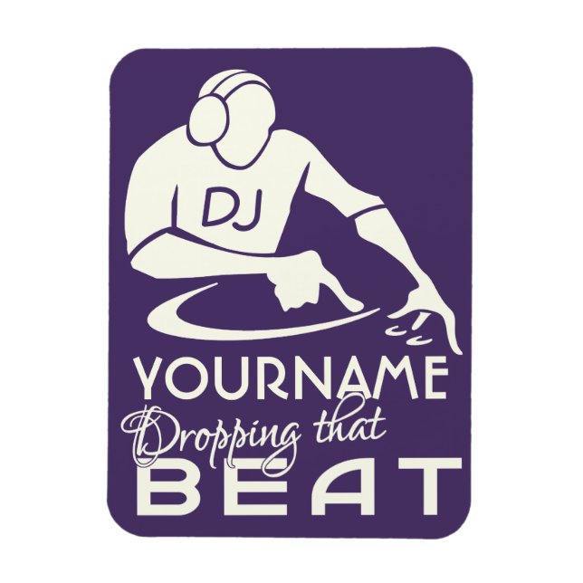 Magnet Flexible Aimant personnalisé DJ (Vertical)