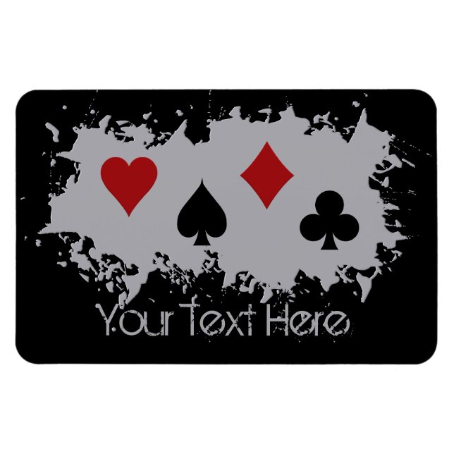 Magnet Flexible Aimant personnalisé Splash Card (Horizontal)