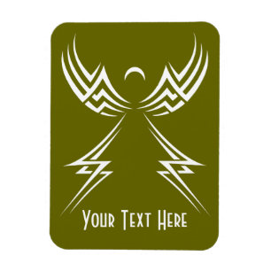 Magnet Flexible Aimant personnalisé Tribal Angel