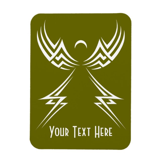 Magnet Flexible Aimant personnalisé Tribal Angel (Vertical)
